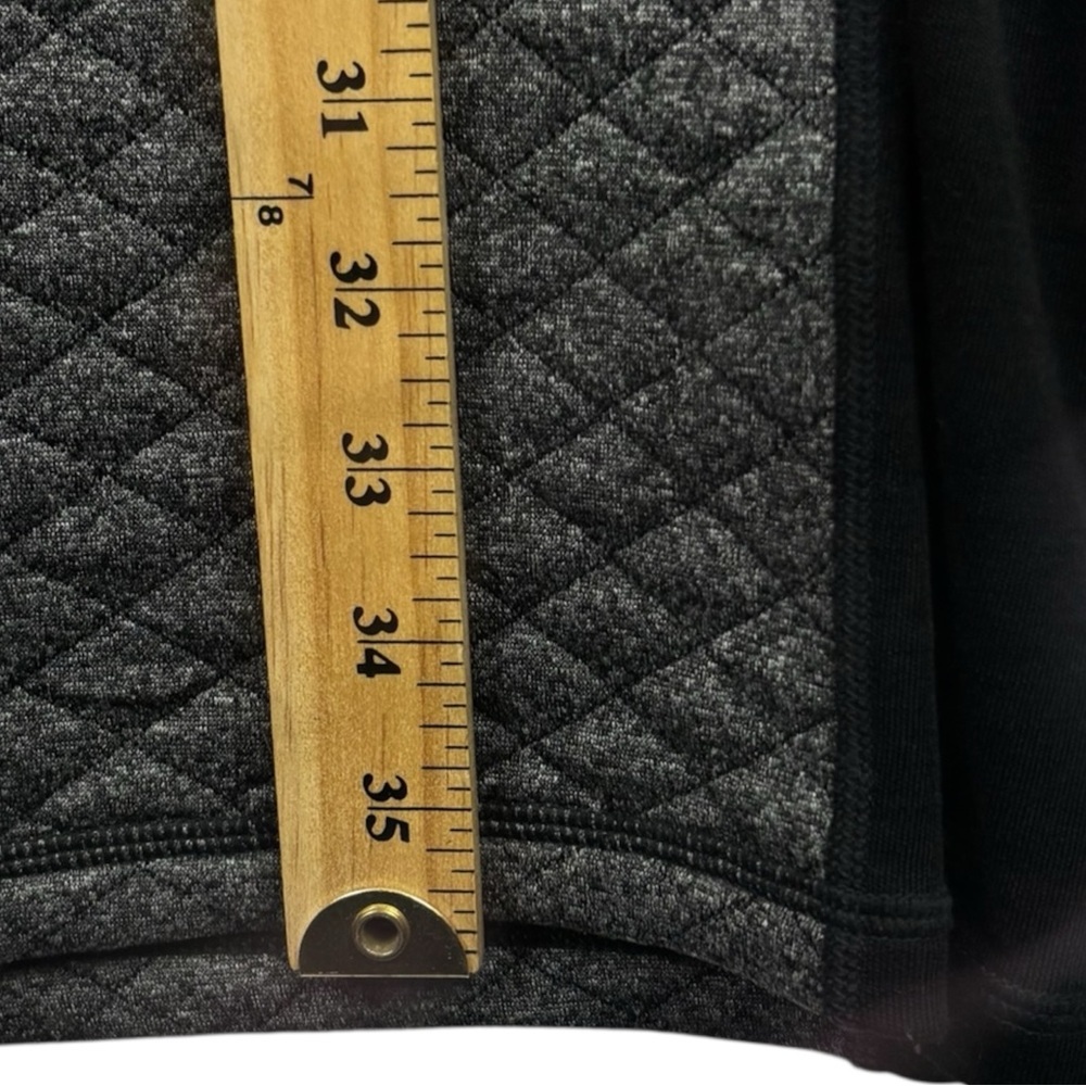 Smartwool Diamond Peak Quilted Black Gray Dress Pockets Outdoor Size L - Picture 9 of 9